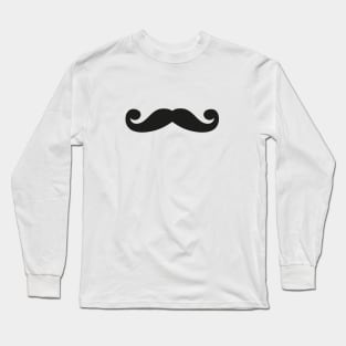 Protective Mask, White Mask With Mustache, Funny Mask, Gift For You Long Sleeve T-Shirt